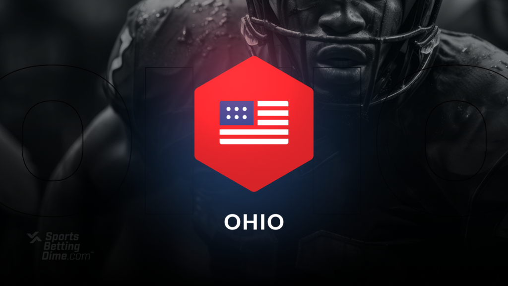 usa flag icon overlaid on a football player with the text ihio